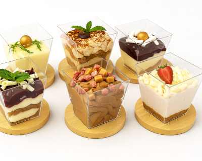 Dessert amuse box “Allure” – 12 stuks