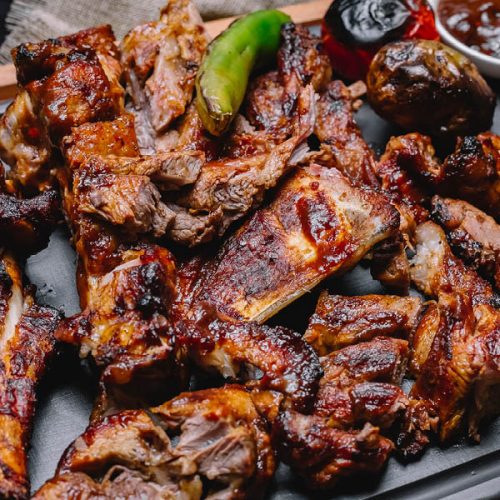 Gegrilde spareribs - 500 gram