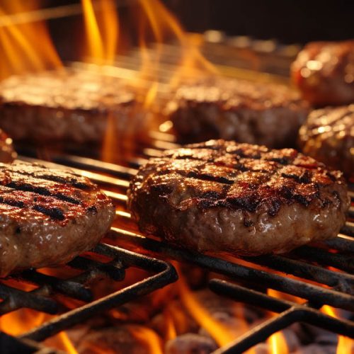 Runder hamburgers - 5 stuks